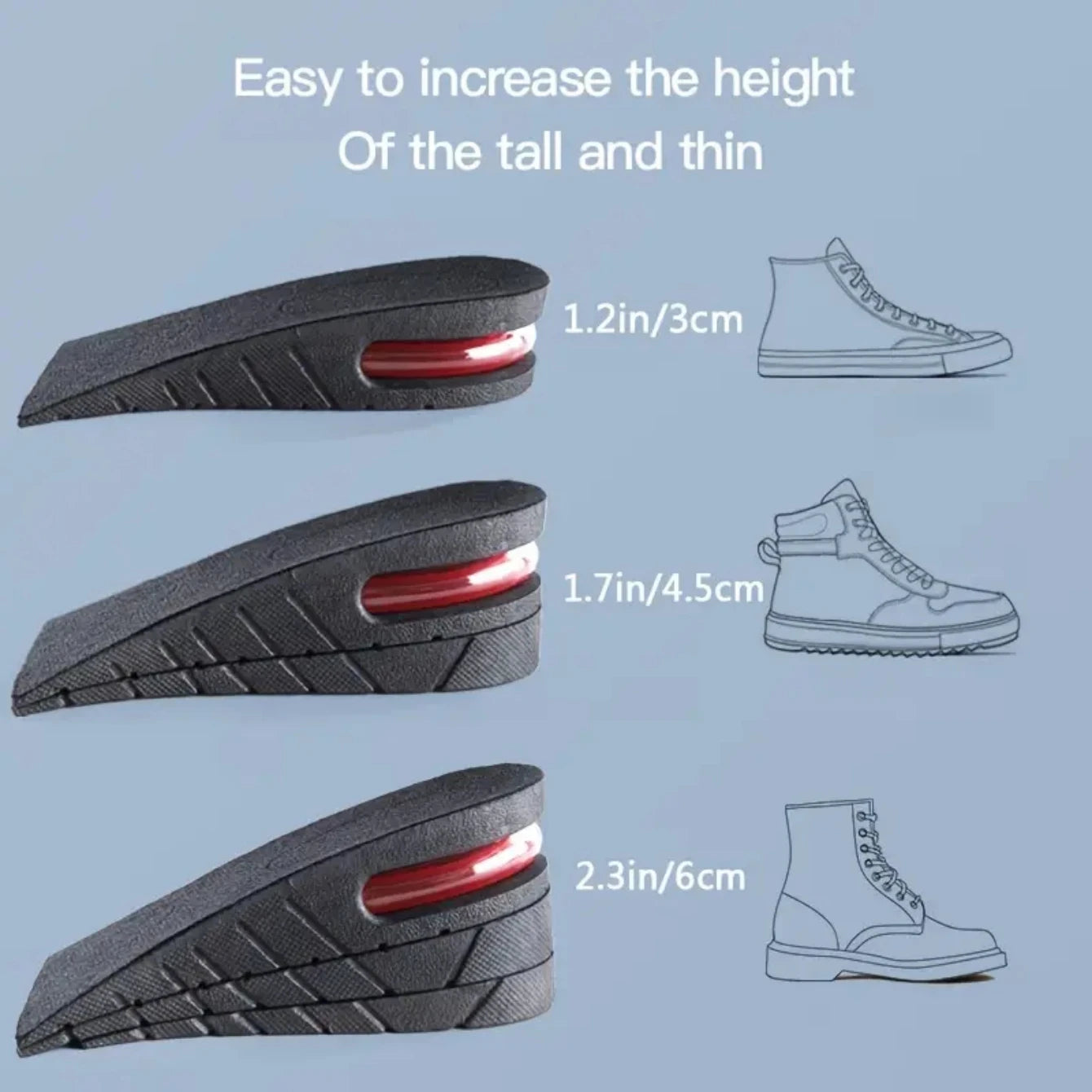 BoostStep – Hidden Height Insoles